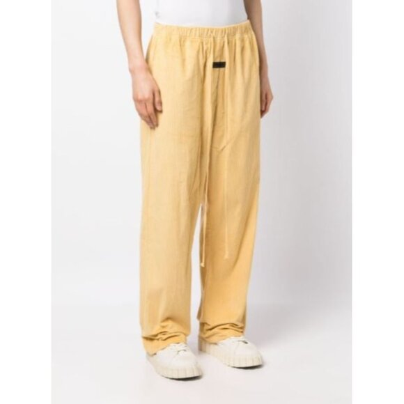 $284 NEW FEAR OF GOD ESSENTIALS CORDUROY TRACK PANTS SZ M